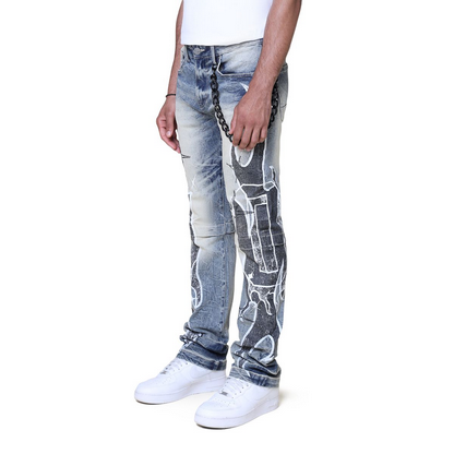 SMOKE RISE UNBREAKABLE JEAN-HAZEL BLUE